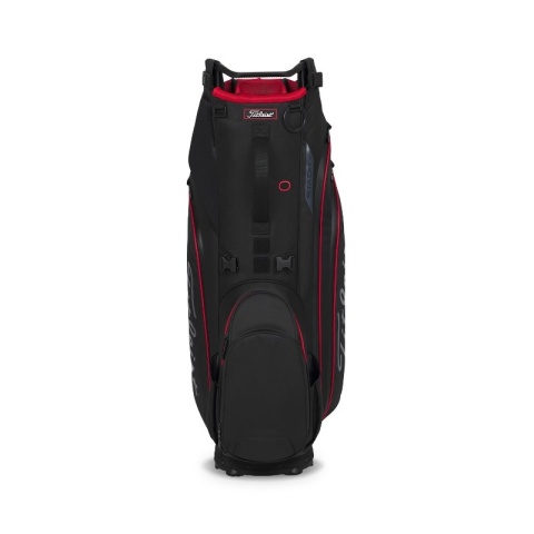 Titleist Hybrid 14 StaDry Golf Bag (Stand Bag), Waterproof, Black/Red