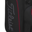Titleist Hybrid 14 StaDry Golf Bag (Stand Bag), Waterproof, Black/Red
