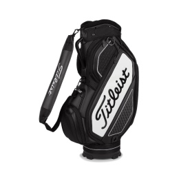 Torba golfowa Titleist Tour Staff Bag midsize, model 2026, czarno-biała
