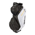 Torba golfowa Wilson Alpine, na wózek (cartbag), czarno-biało-pomarańczowa