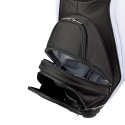 Torba golfowa Wilson Alpine, na wózek (cartbag), czarno-biało-pomarańczowa