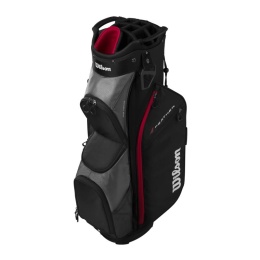 Torba golfowa Wilson Feather (na wózek, cartbag) czarno-szaro-czerwona
