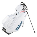 Torba golfowa Wilson TALUS 5 (z nóżkami, standbag) biało-czerwono-niebieska