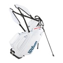 Torba golfowa Wilson TALUS 5 (z nóżkami, standbag) biało-czerwono-niebieska