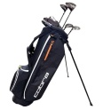 Zestaw kijów Cobra Fly XL Black-Gold, model 2025 męski, 10 kijów z torbą z nóżkami (standbag), stalowe szafty set
