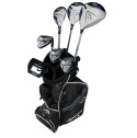 Set of golf clubs for children - juniors 135-155 cm, Callaway Golf XJ-3, model 2026, black, 8 pcs, set