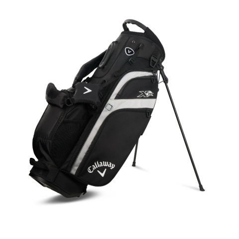 Zestaw kijów do golfa CALLAWAY XR-26 (12 kijów z torbą standbag/na nóżkach czarno-srebrna, szafty grafitowe regular)