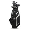 Zestaw kijów do golfa CALLAWAY XR-26 (12 kijów z torbą standbag/na nóżkach czarno-srebrna, szafty stalowe, regular)