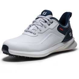 Buty do gry w golfa FootJoy, FJ PRO SL 26 (męskie, biało-niebiesko-czerwone), rozm. 43