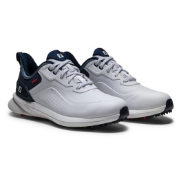 Buty do gry w golfa FootJoy, FJ PRO SL 26 (męskie, biało-niebiesko-czerwone), rozm. 43