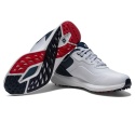 Buty do gry w golfa FootJoy, FJ PRO SL 26 (męskie, biało-niebiesko-czerwone), rozm. 43