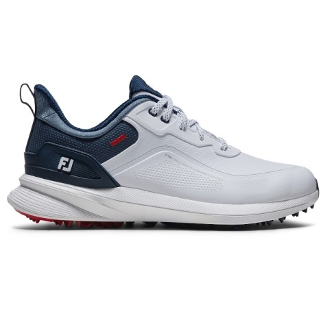 Buty do gry w golfa FootJoy, FJ PRO SL 26 (męskie, biało-niebiesko-czerwone), rozm. 43