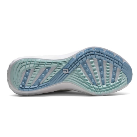 Buty do gry w golfa FootJoy, FJ QUANTUM (damskie, biało-błękitne), rozm. 39