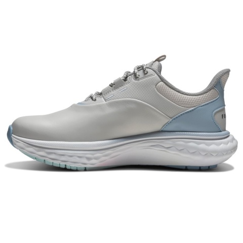 Buty do gry w golfa FootJoy, FJ QUANTUM (damskie, biało-błękitne), rozm. 39