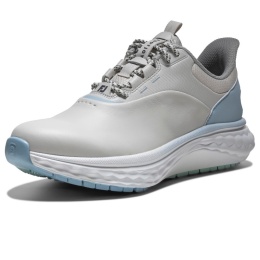 Buty do gry w golfa FootJoy, FJ QUANTUM (damskie, biało-błękitne), rozm. 40