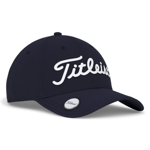 Czapka golfowa Titleist Tour z siatką (granatowo-biała)