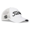 Czapka golfowa Titleist Tour z siatką (biało-czarna)