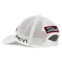 Czapka golfowa Titleist Tour z siatką (biało-czarna)