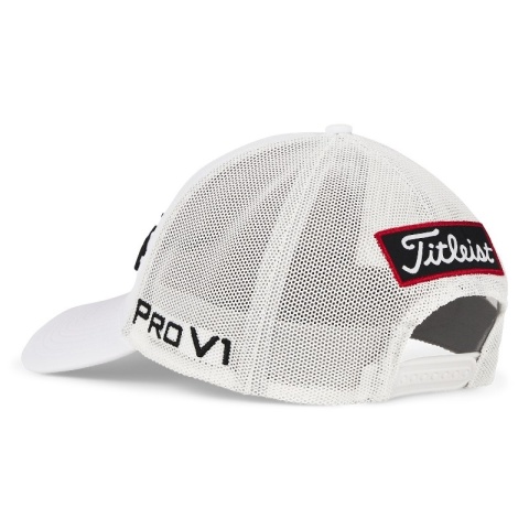 Czapka golfowa Titleist Tour z siatką (biało-czarna)