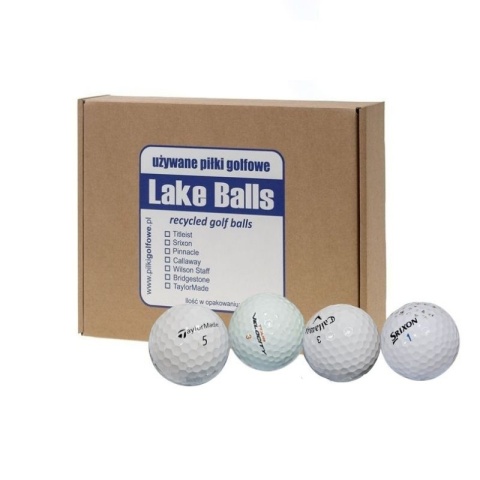 Lakeballs Mix piłek różnych marek, używane piłki do golfa, (24 szt) kat. C-D