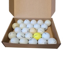 Lakeballs Mix piłek różnych marek, używane piłki do golfa, (24 szt) kat. C-D