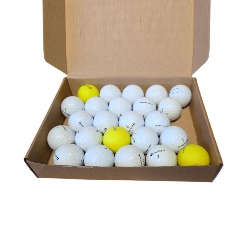 Lakeballs TaylorMade Soft Response, Optics, używane piłki do golfa, (24 szt) kat. A