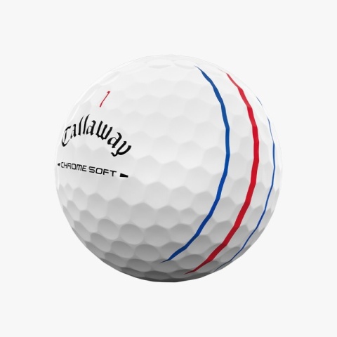 Piłki golfowe CALLAWAY CHROME SOFT 2026 (białe, TripleTrack, 12 szt.)
