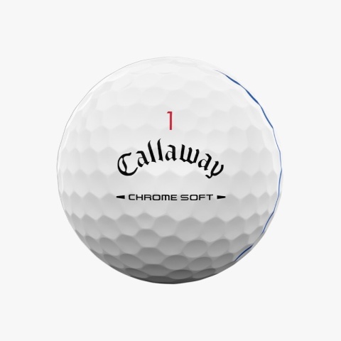 Piłki golfowe CALLAWAY CHROME SOFT 2026 (białe, TripleTrack, 12 szt.)