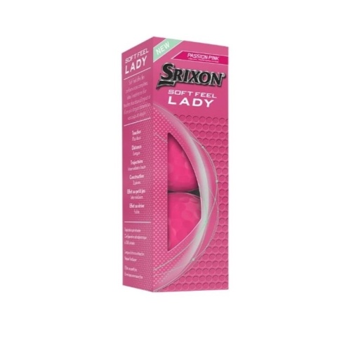 Piłki golfowe SRIXON Soft Feel9 Lady (różowe, 12 szt.), model 2025