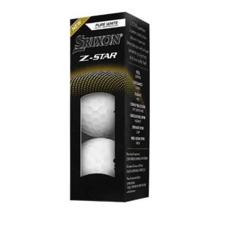 Piłki golfowe SRIXON Z-STAR9, model-9 (białe, 12 szt)