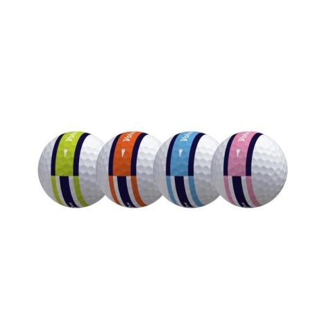 Piłki golfowe VOLVIK CONDOR S3 (białe z paskami 360, stripe, 12 szt.)