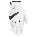 Rękawica golfowa CALLAWAY SYNTECH MRH, model 25 (biała, rozm. XL) z markerem, golfista leworęczny
