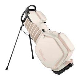 Torba golfowa Wilson Aurora (damska do noszenia, stand bag) bezowo-biała