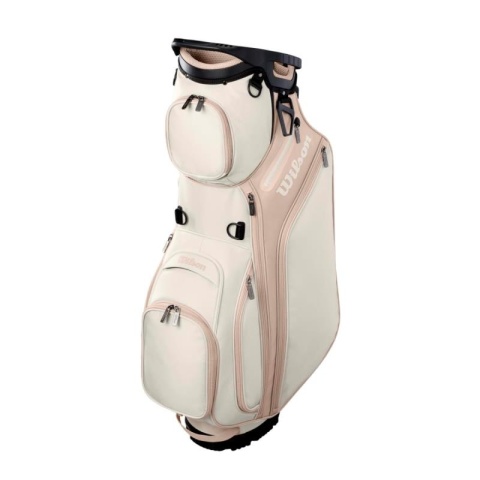 Torba golfowa Wilson Aurora (damska do noszenia, stand bag) bezowo-biała