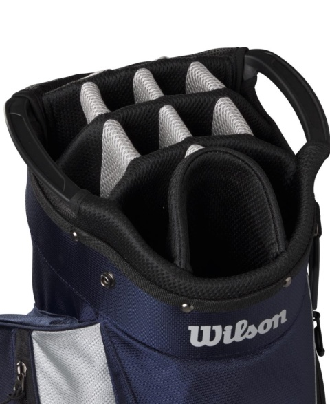 Torba golfowa Wilson Feather (na wózek, cartbag) granatowo-srebrna