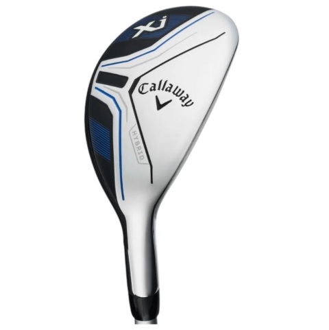 Zestaw kijów do golfa CALLAWAY XJ-3 dla juniorów, 7 kijów z torbą na nóżkach, niebiesko-biały, grafit set