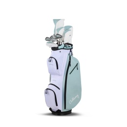 Zestaw kijów do golfa CALLAWAY REVA 26 PEACH/SURF (damski, 10 kijów z torbą cartbag, grafit set)
