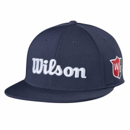 Niebieska czapka golfowa Wilson Tour Flat Brim