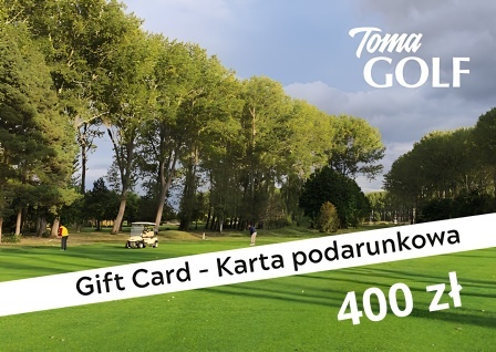Karta podarunkowa 400 zł do sklepu golfowego