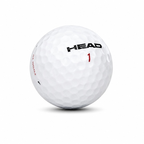 Piłki golfowe marki HEAD, model TOUR No.70, białe, 12 sztuk.
