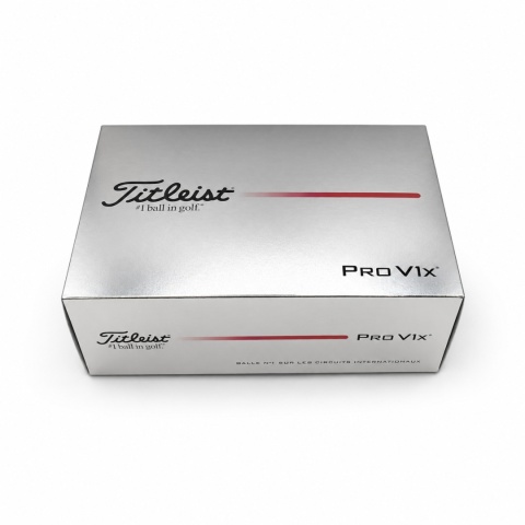 Titleist Pro V1x 2025 Big Box Limited – zestaw 48 białych piłek golfowych