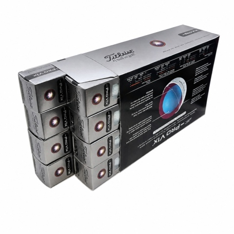 Titleist Pro V1x Left Dash 2025 – białe piłki golfowe