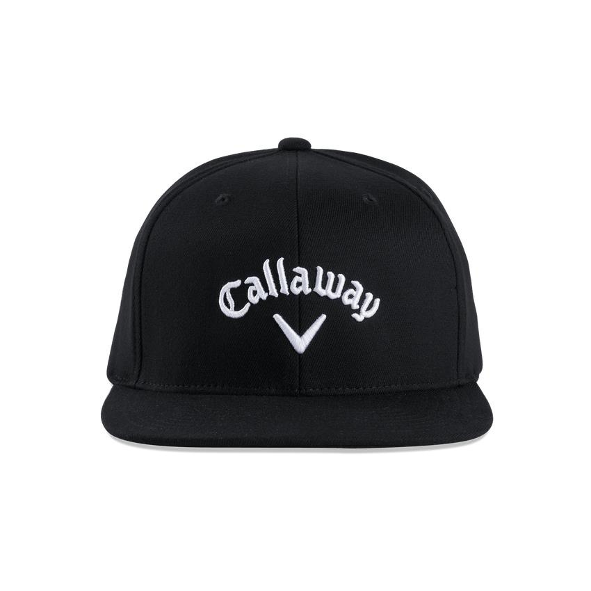 Czapka golfowa Callaway Golf FLAT BILL (czarna), płaski daszek