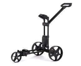 Elektryczny wózek golfowy FLAT CAT Touch Hybrid, składany na płasko (czarny)