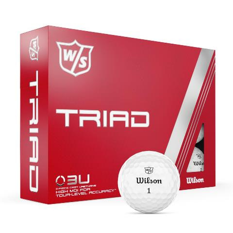 Wilson Staff TRIAD golf balls (white, 12 pcs.)