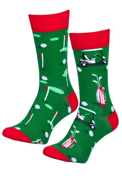 Turtleneck socks (green, size 38-41), perfect as a gift