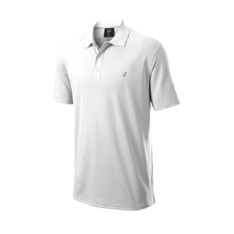 Koszulka golfowa polo Wilson Staff Classic, (męska, biała, rozm. M)