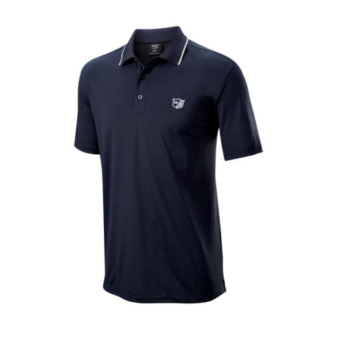 Wilson Staff Classic golf polo shirt, (men's, navy blue, size L)