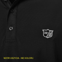 Koszulka golfowa Classic Polo Wilson Staff, (męska, czarna, rozm. L)