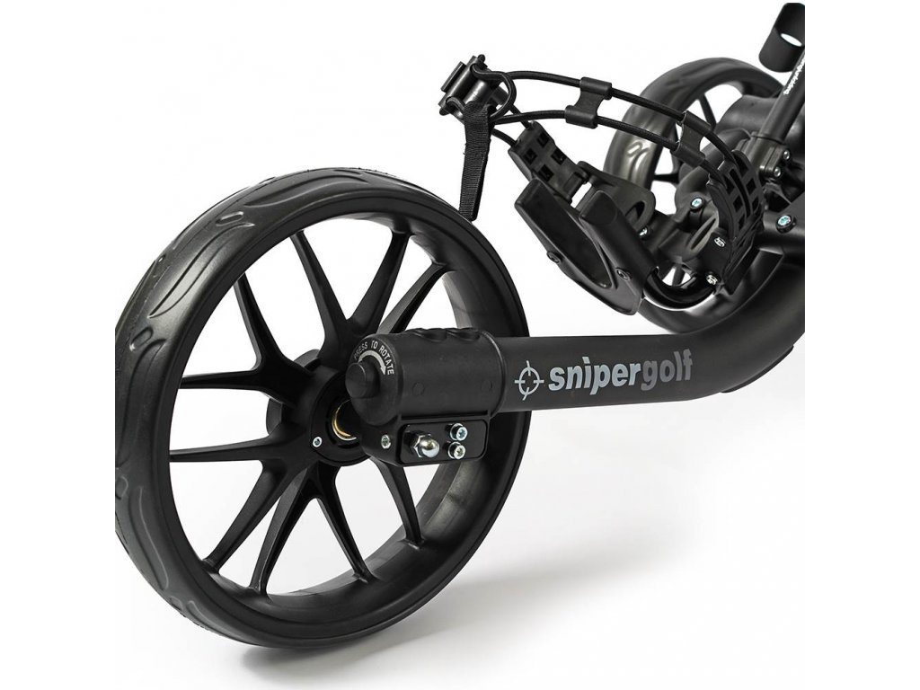 Manualny wózek golfowy SNIPER GOLF EZ-Fold, czarny